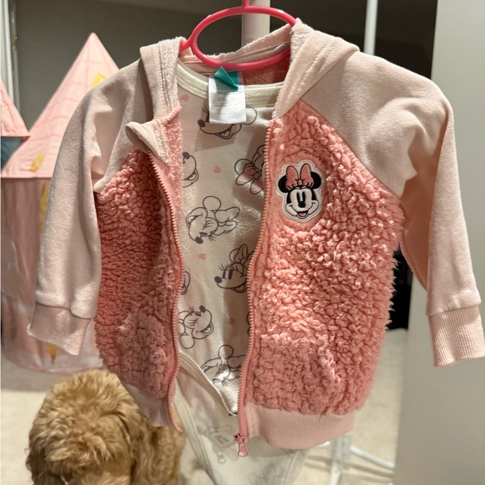 Disney Minnie Mouse Pink Sweat set
